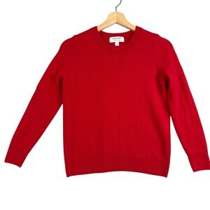 Nordstrom Red Crew Neck Sweater